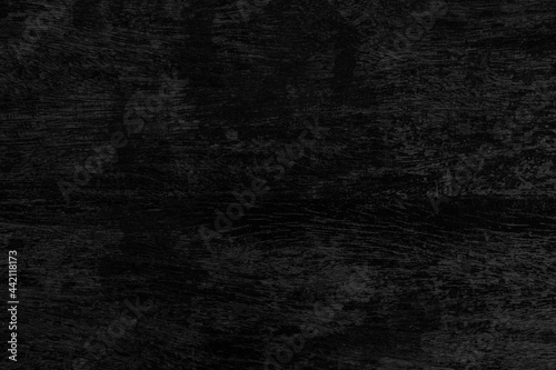 Black vintage wooden table top pattern texture and seamless background