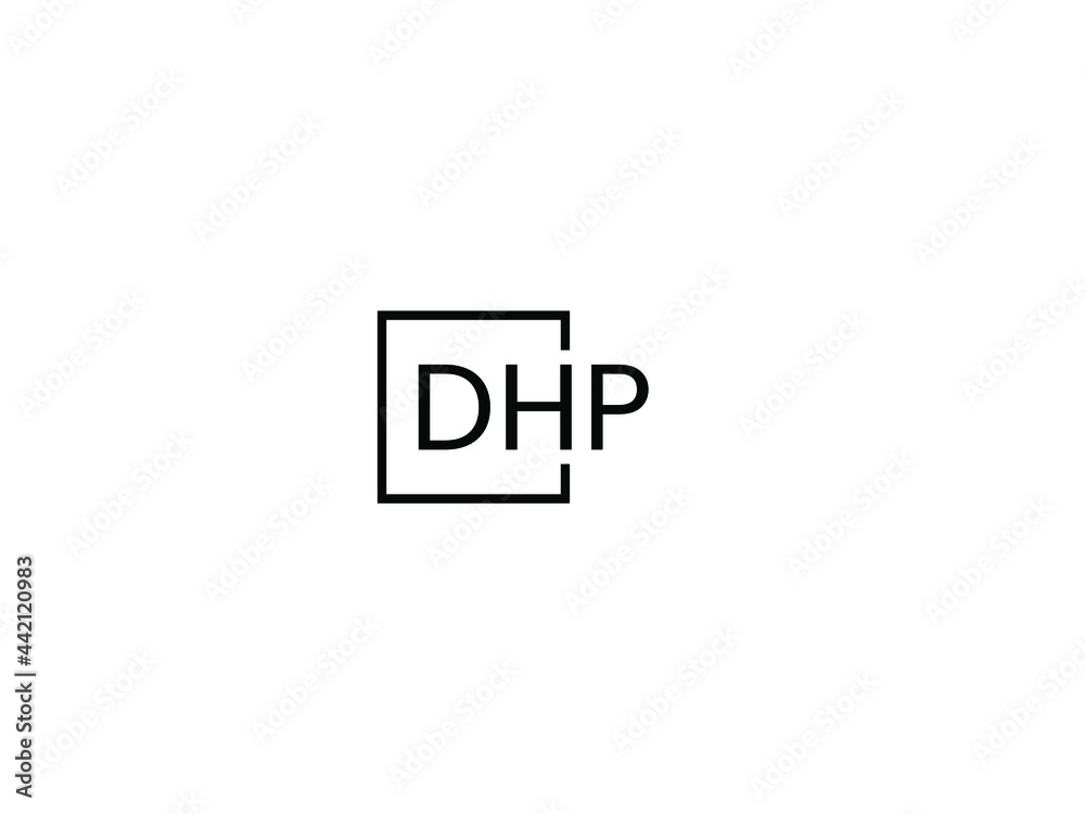 DHP Letter Initial Logo Design Vector Illustration DHP Letter Initial Logo Design Vector Illustration