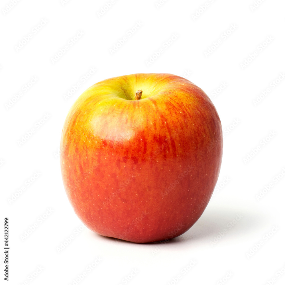 Red apple isolated on white background. Clipping path include in this image. Red apple isolated on white background. Clipping path include in this image.