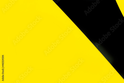 Yellow and Black Geometric Design