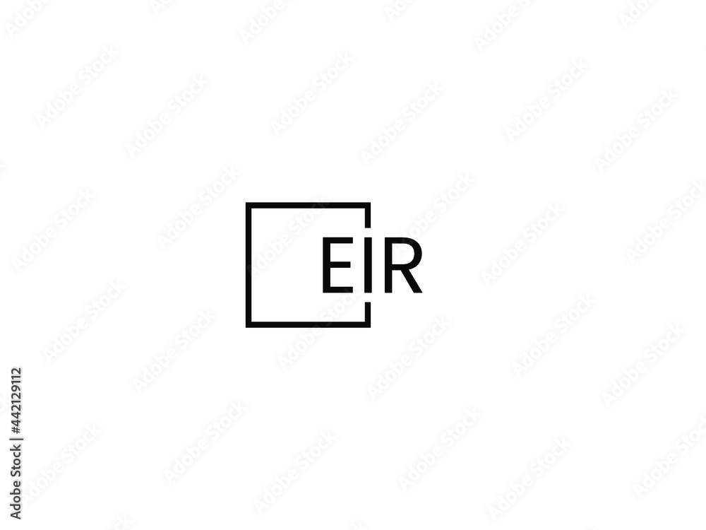 EIR Letter Initial Logo Design Vector Illustration EIR Letter Initial Logo Design Vector Illustration