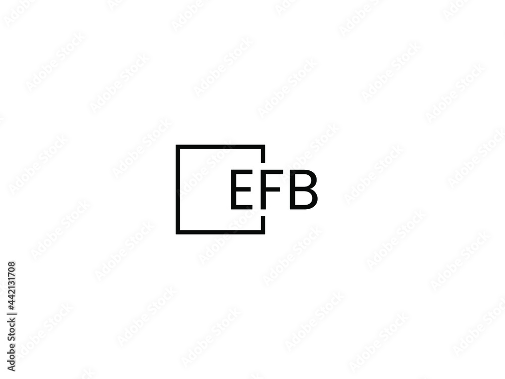 EFB Letter Initial Logo Design Vector Illustration EFB Letter Initial Logo Design Vector Illustration