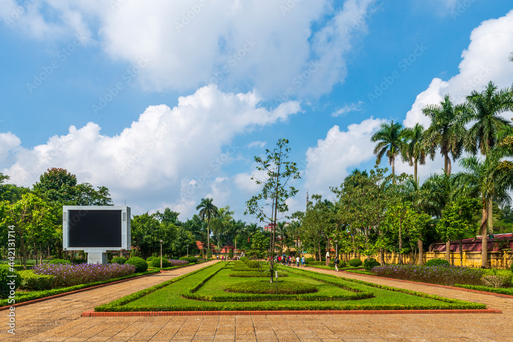 Park at Ho Chi Minh Complex, Hanoi Vietnam