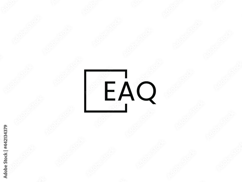 EAQ Letter Initial Logo Design Vector Illustration EAQ Letter Initial Logo Design Vector Illustration