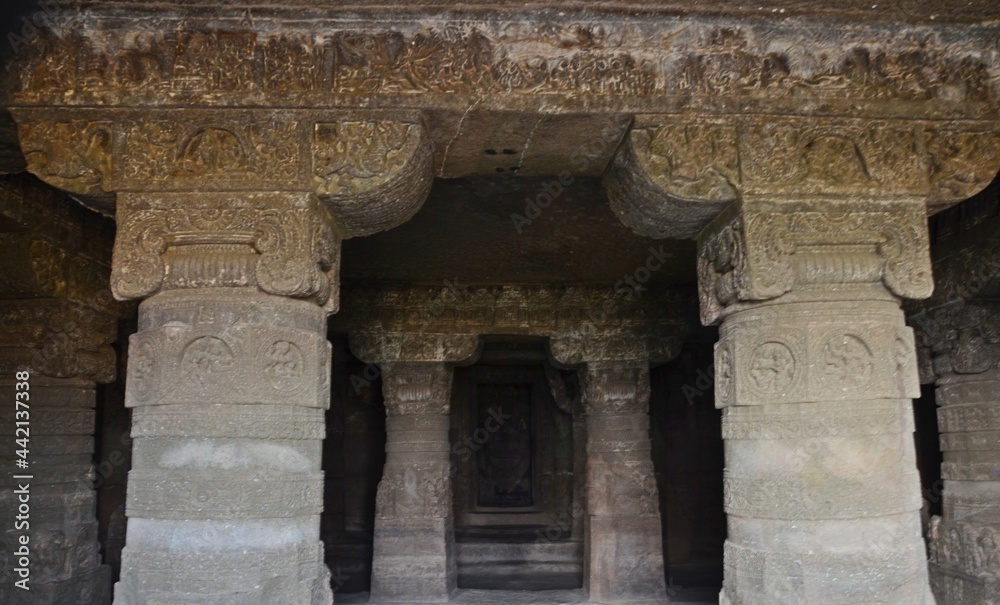 Aurangabad Cave Temples, maharashtra,india