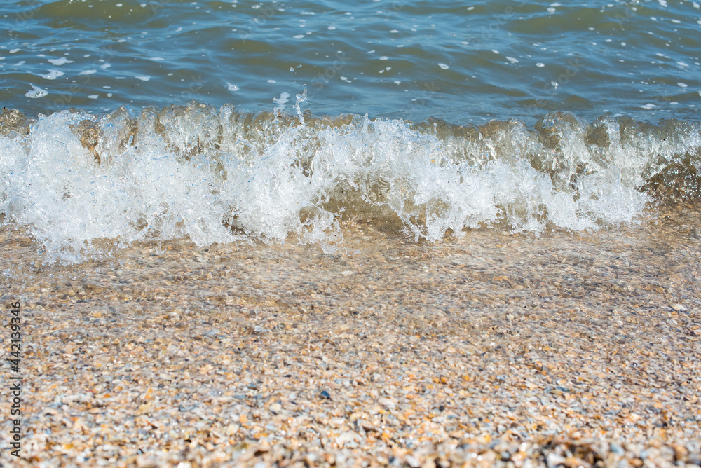 waves on the sea beach