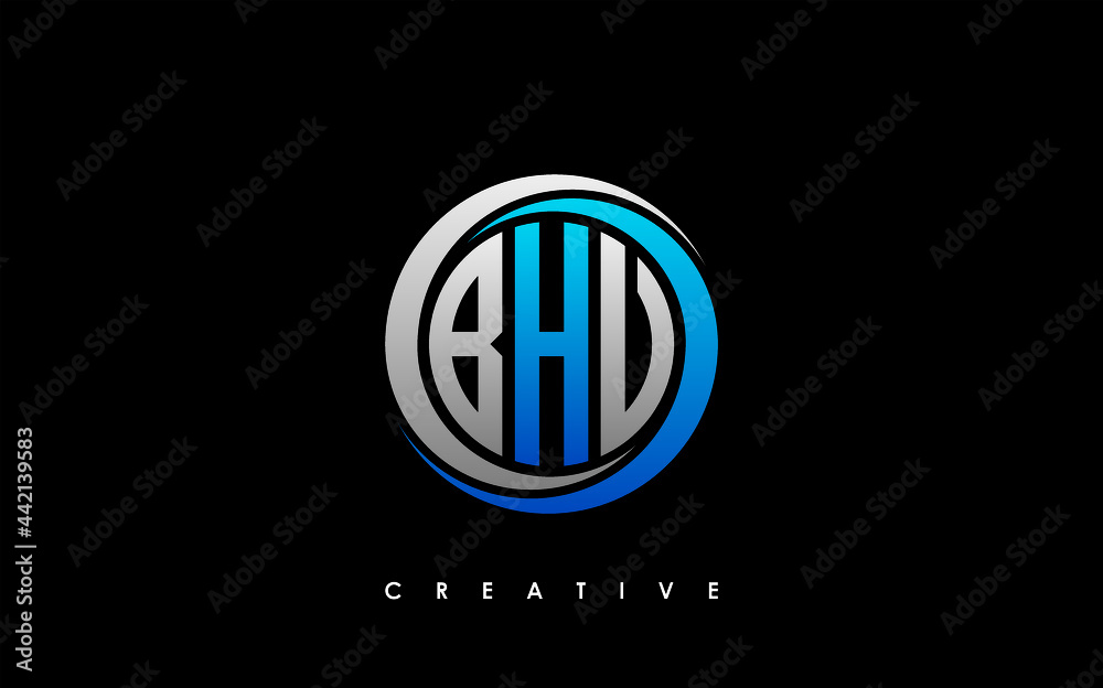 BHV Letter Initial Logo Design Template Vector Illustration BHV Letter Initial Logo Design Template Vector Illustration