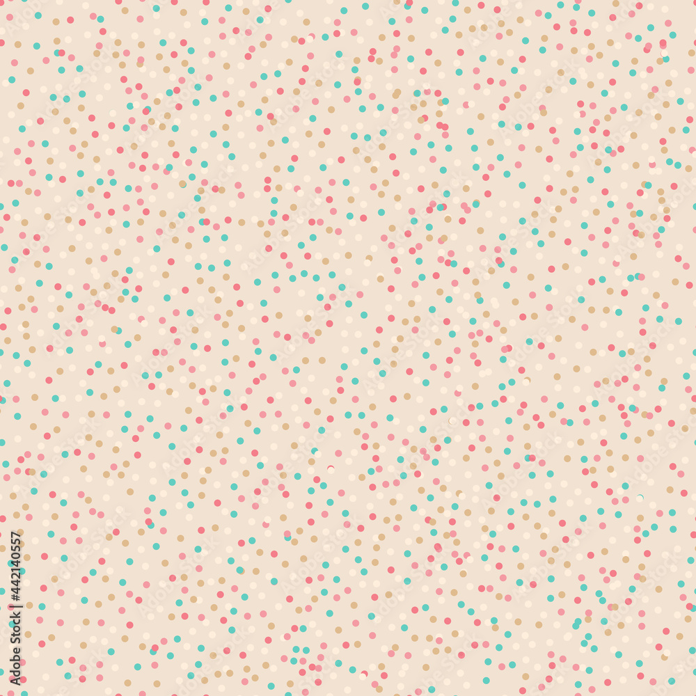 Tiny colorful topping dots seamless pattern Tiny colorful topping dots seamless pattern