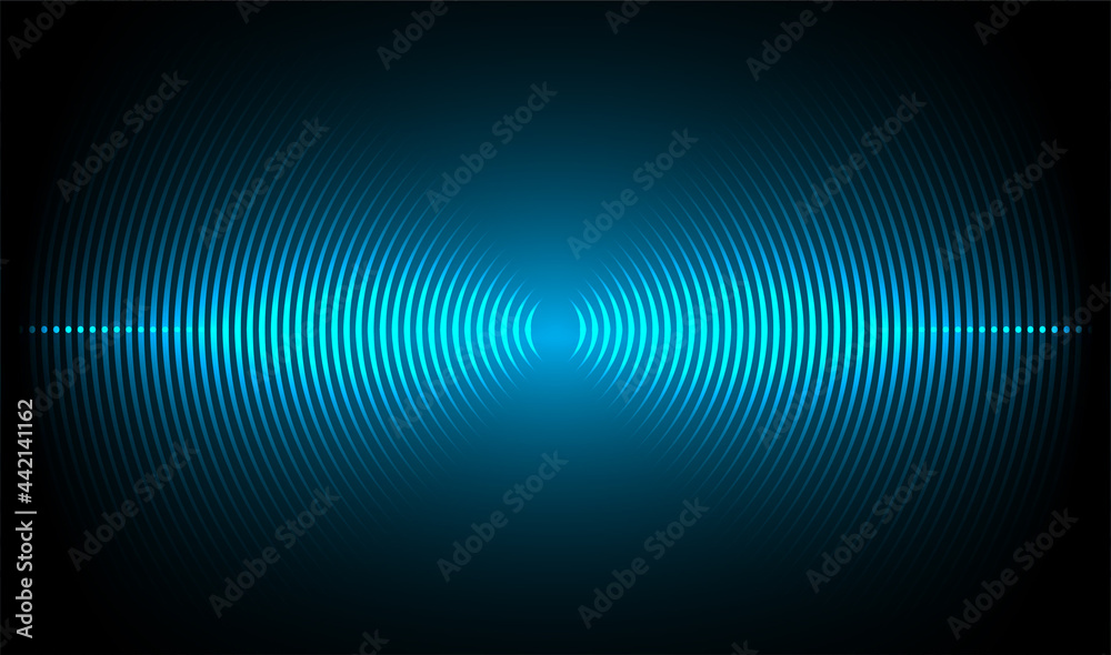 Sound waves oscillating dark light Sound waves oscillating dark light