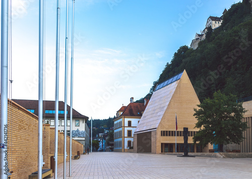 Obraz na płótnie Vaduz, the capital of Liechtenstein w salonie