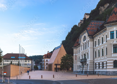 Obraz na płótnie Vaduz, the capital of Liechtenstein w salonie
