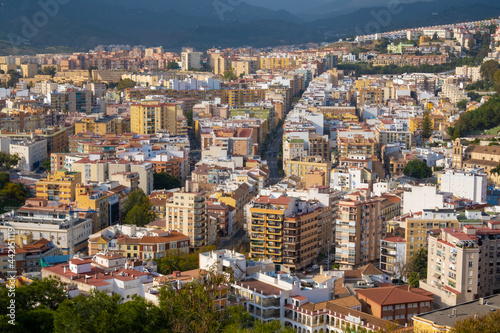 High Angle view of of the city of Malaga in Spain. © Eduardo Frederiksen