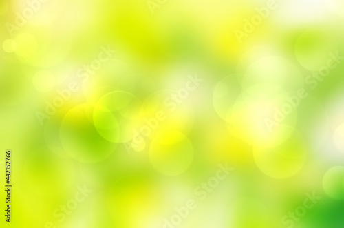 Green bokeh abstract background with bokeh