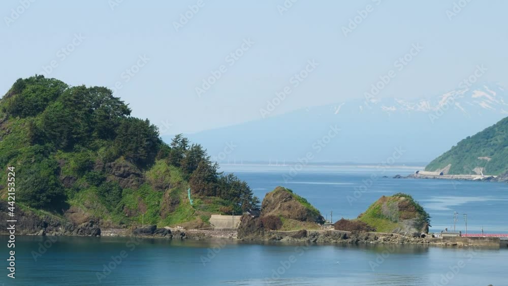 青空の海辺の景色 青空の海辺の景色