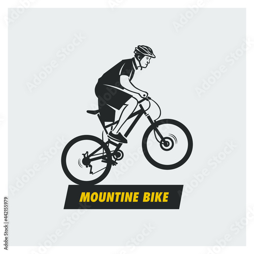 Mountain bike logo.