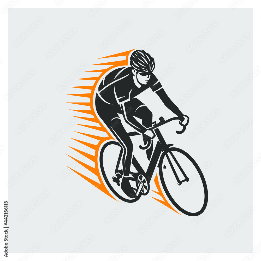 Fototapeta premium Bike Race Logo