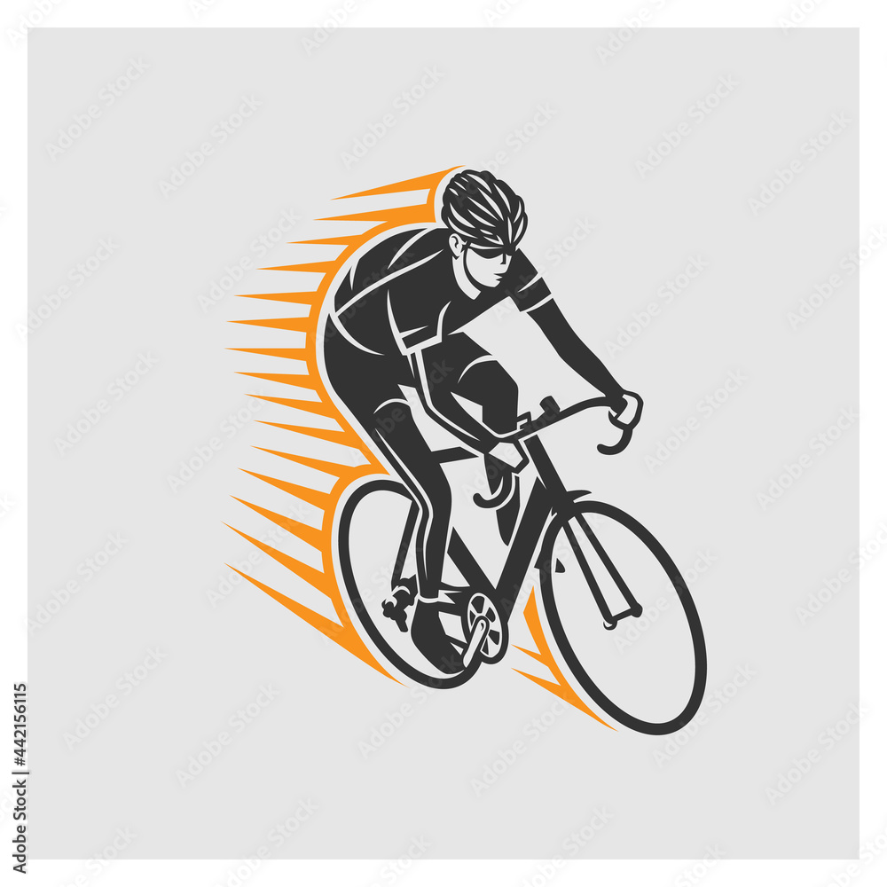 Fototapeta premium Bike Race Logo