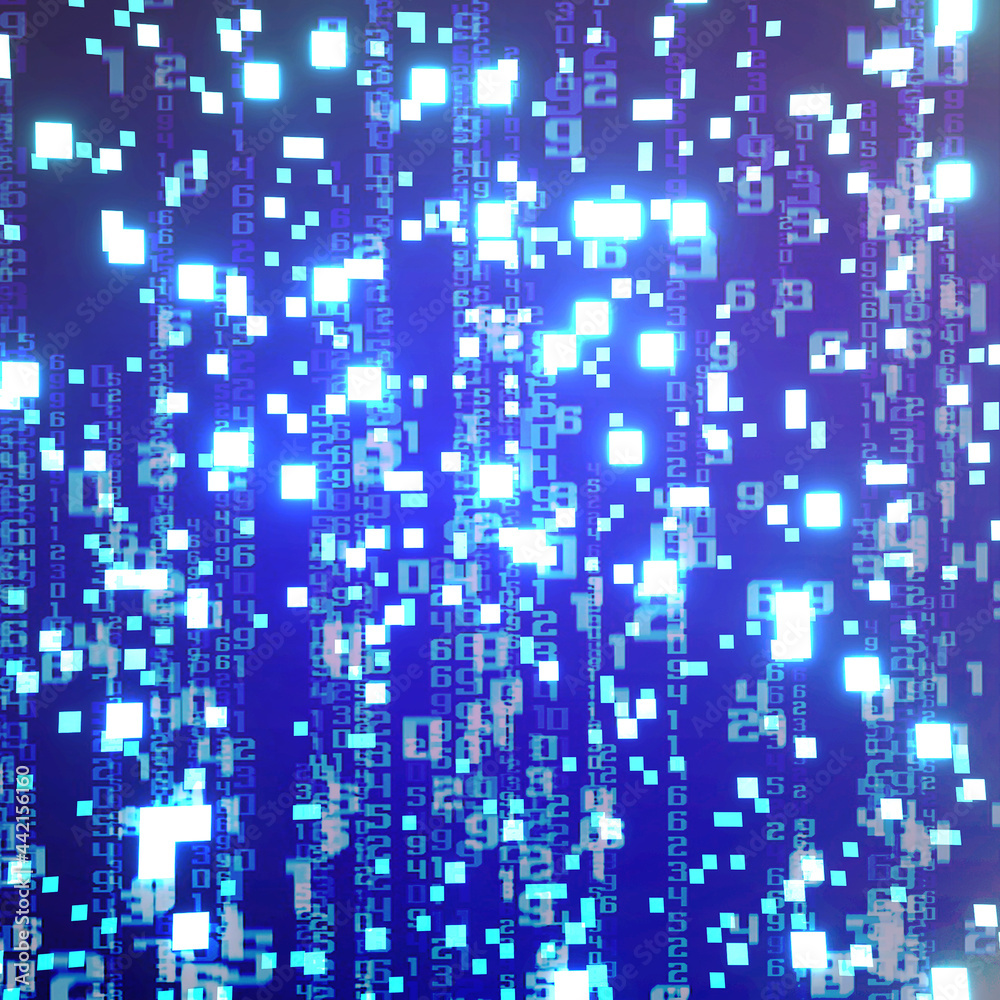 matrix blue 
abstract light background