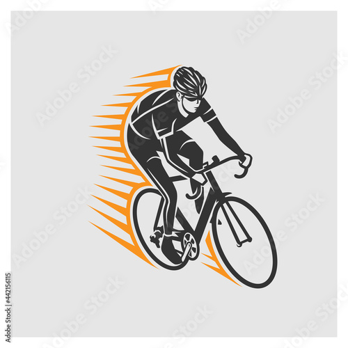 Fototapeta Naklejka Na Ścianę i Meble -  Bike Race Logo