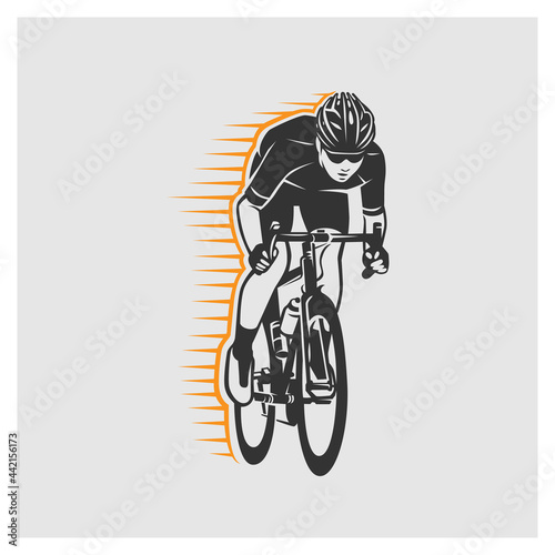 Fototapeta Naklejka Na Ścianę i Meble -  Bike Race Logo.