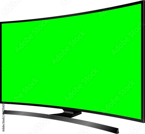 Canvas-taulu Realistic TV LCD screen mockup