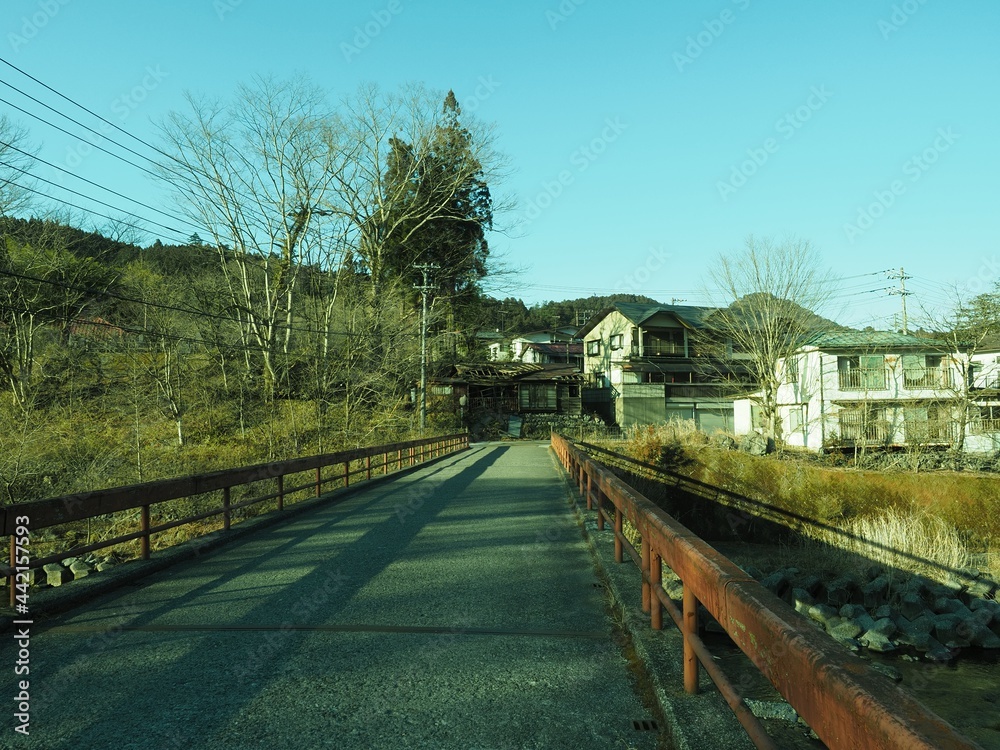 Fototapeta premium Walk along the Daiya River to Shinkyo
