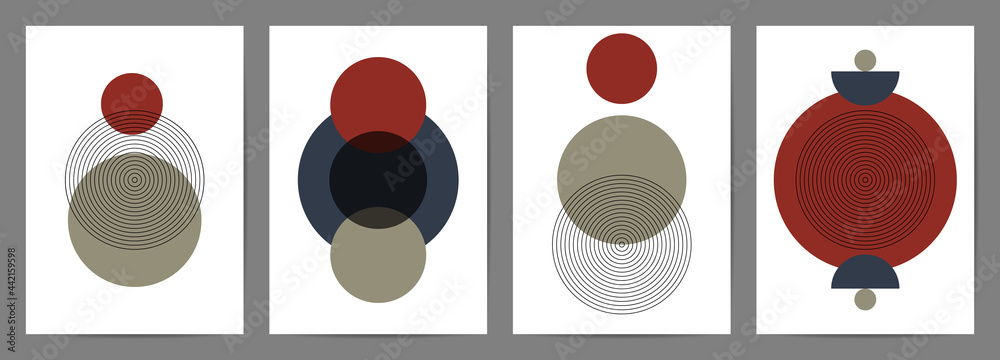 Fototapeta premium Memphis style cover vector. Modern Poster Art. Minimal geometric background pattern design for wall framed prints, canvas poster, artwork as postcard or brochure.Vector illustration.
