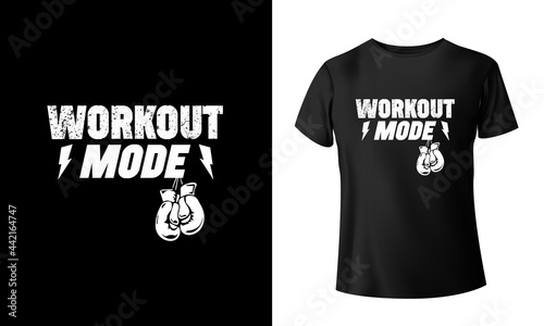 Exclusive Print ready & colorful fitness t shirt design or gym t shirt design for boys and girls, Ai file, vector file. black t shirts, typography t shirt