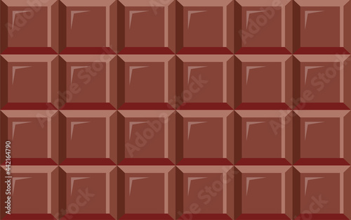 chocolate bar, simple vector illustration, perfect for backgrounds, banners and posters