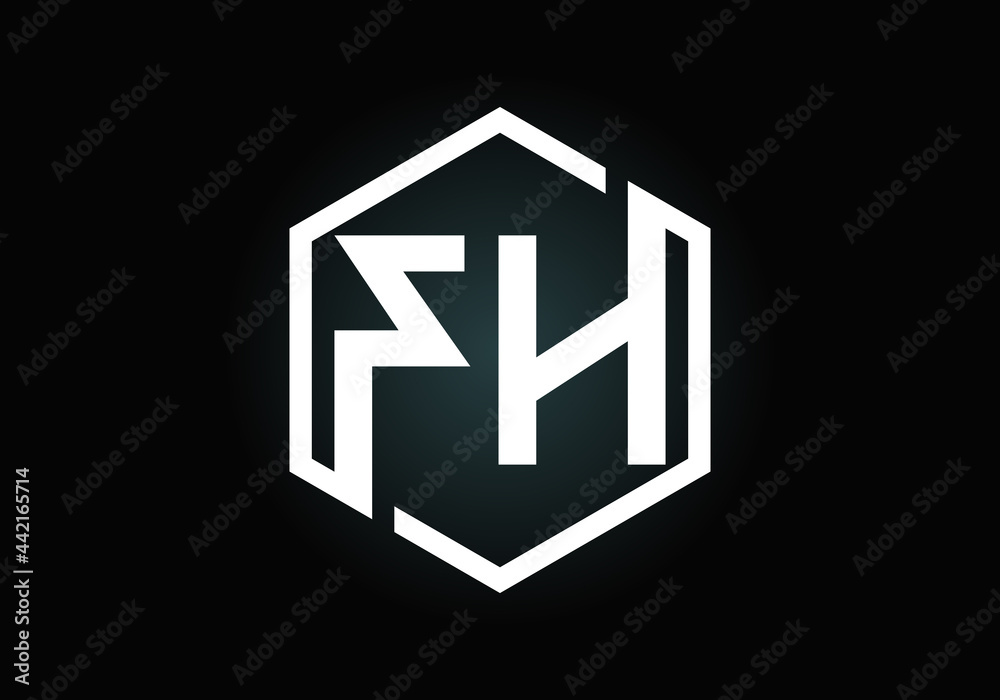 Initial F H Letter Logo With Creative Modern Business Typography Vector Template. Creative Abstract Monogram Letter F H Initial F H Letter Logo With Creative Modern Business Typography Vector Template. Creative Abstract Monogram Letter F H