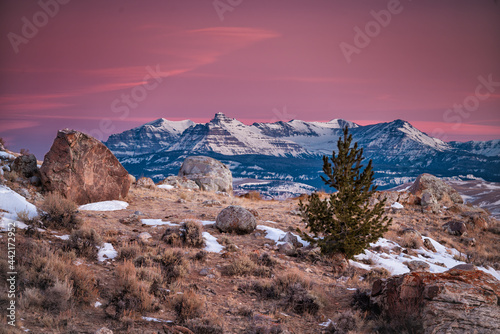 Sunrise in the Mountains
