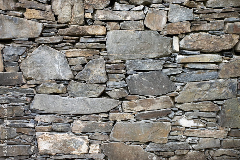 Fototapeta premium stone wall texture and background, close up