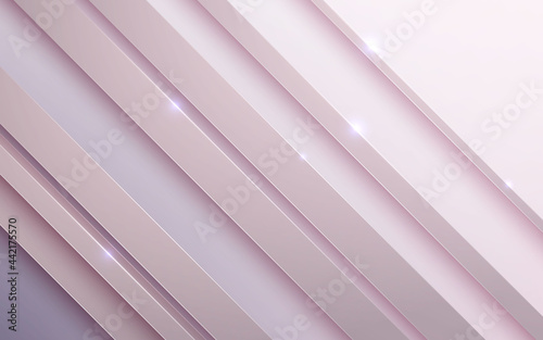 Abstract bright white diagonal dimension background