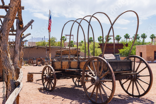 Photography Sunny view of the Old Las Vegas Mormon Fort State Historic Park