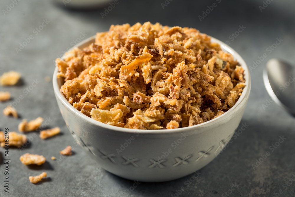 Homemade Organic Crispy Fried Onions Homemade Organic Crispy Fried Onions