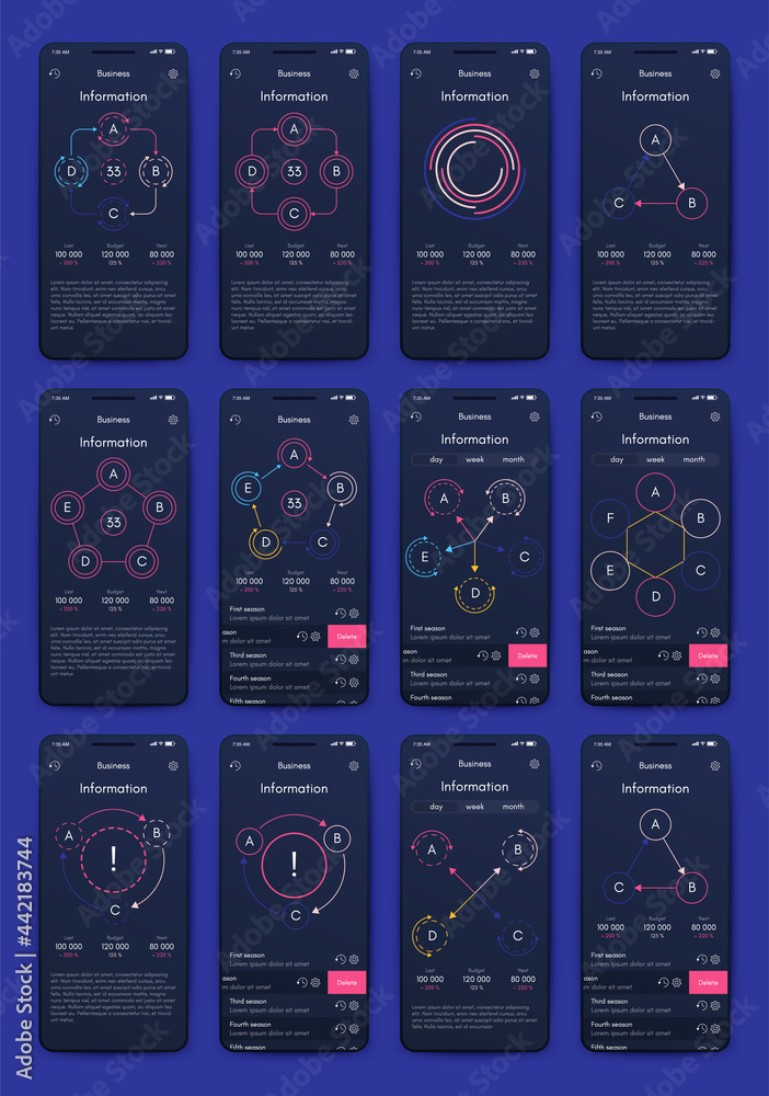 Modern infographic vector elements for business brochures. Use in website, corporate brochure, advertising and marketing.. Modern infographic vector elements for business brochures. Use in website, corporate brochure, advertising and marketing..