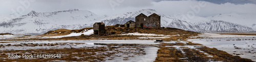 Derelict old farm in Iceland