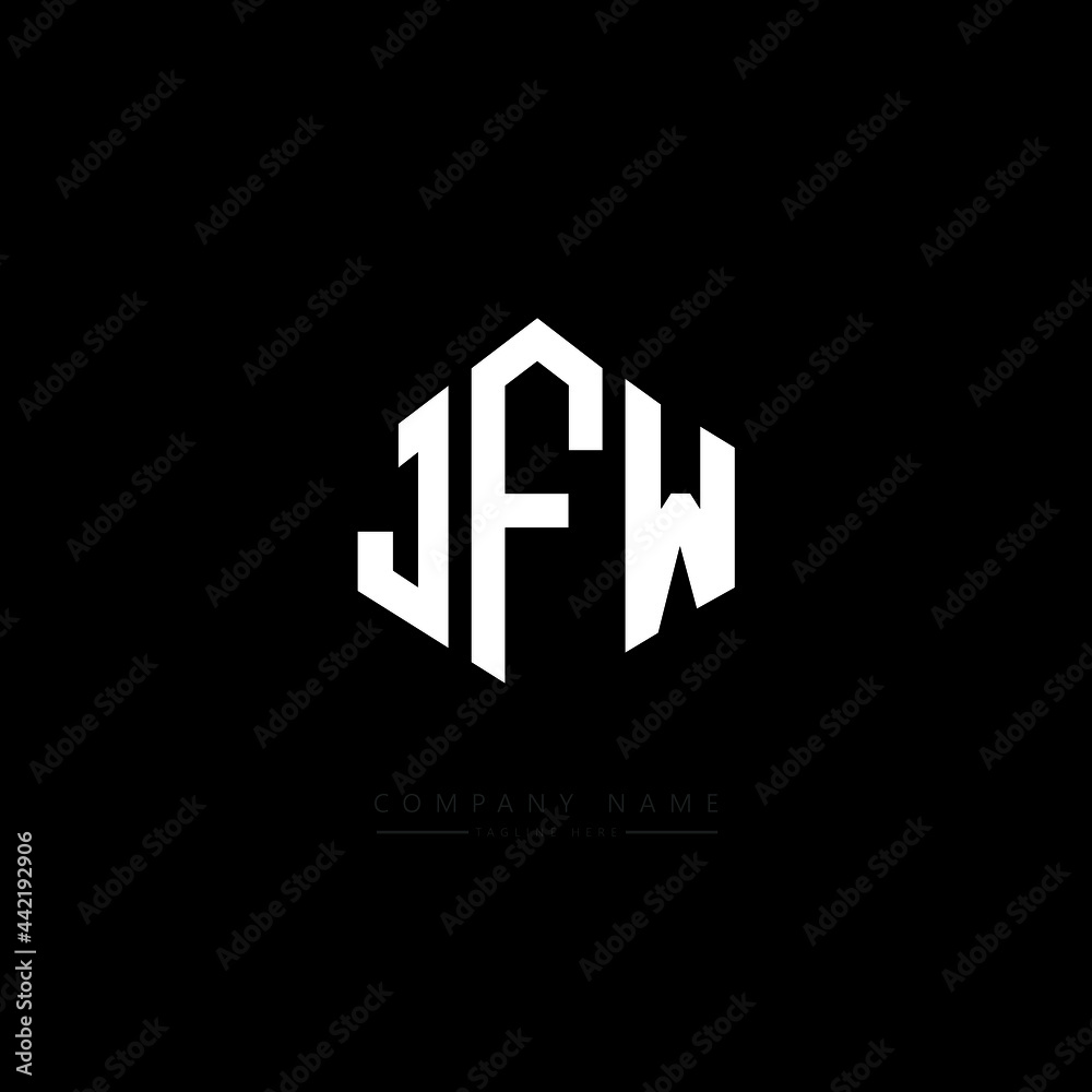 JFW letter logo design with polygon shape. JFW polygon logo monogram. JFW cube logo design. JFW hexagon vector logo template white and black colors. JFW monogram, JFW business and real estate logo. JFW letter logo design with polygon shape. JFW polygon logo monogram. JFW cube logo design. JFW hexagon vector logo template white and black colors. JFW monogram, JFW business and real estate logo.