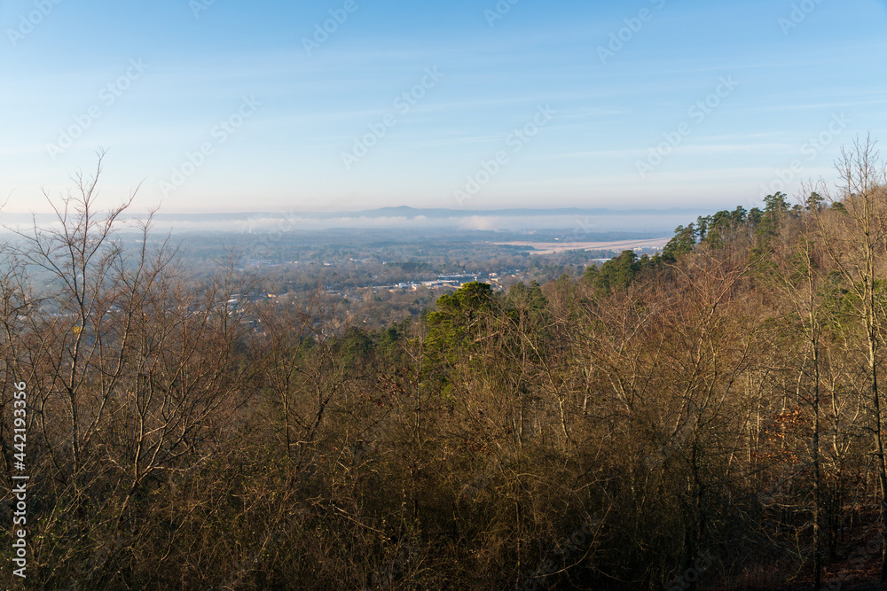 Overlook at Hot Springs National Park in Arkansas Overlook at Hot Springs National Park in Arkansas