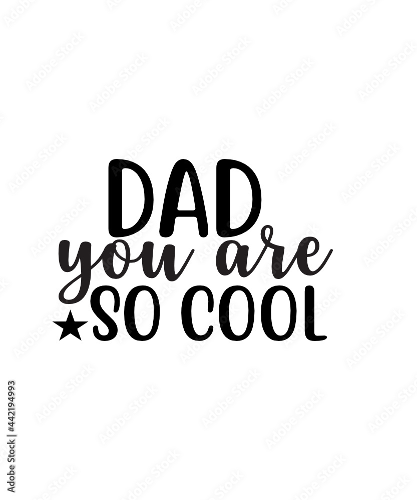 Dad SVG, EPS, dxf, png, jpg digital cut file for Silhouette or Cricut - Dad Father's Day