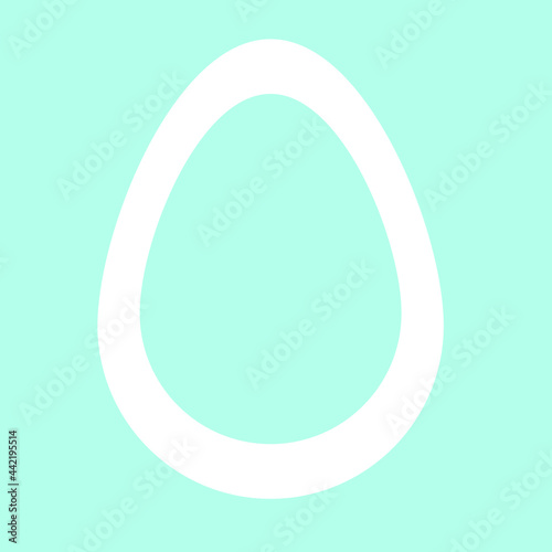 Happy Easter eggs with ornament. Black and white Happy Easter vector illustration. Boho Easter concept design in pastel, flat vector illustrations