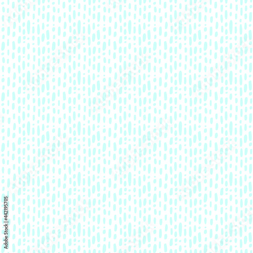 Seamless endless pattern of hand drawn dots and lines in blue color for fabric sites etc