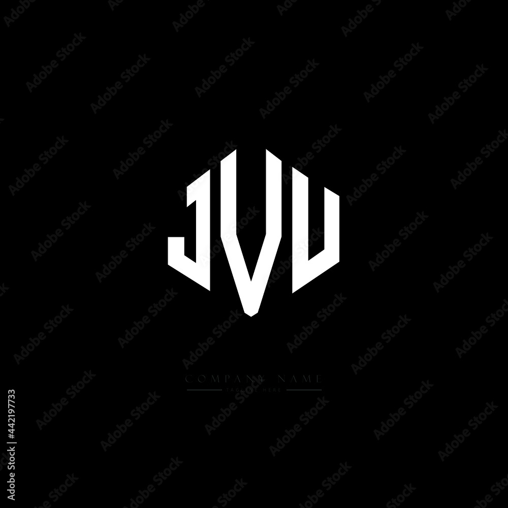 JVU letter logo design with polygon shape. JVU polygon logo monogram. JVU cube logo design. JVU hexagon vector logo template white and black colors. JVU monogram, JVU business and real estate logo. JVU letter logo design with polygon shape. JVU polygon logo monogram. JVU cube logo design. JVU hexagon vector logo template white and black colors. JVU monogram, JVU business and real estate logo.