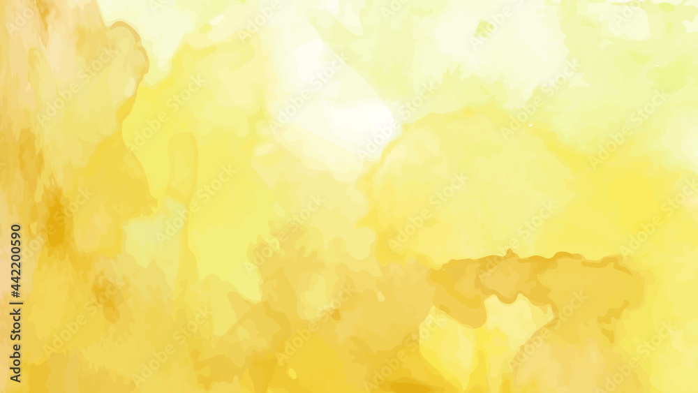 Watercolor background vectors.Background watercolor texture.Yellow watercolor background.Yellow abstract watercolor background with a liquid splatter. Watercolor pattern graphics background.