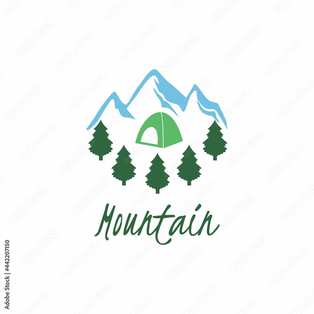 mountain adventure camping logo outdoor company mountain adventure camping logo outdoor company