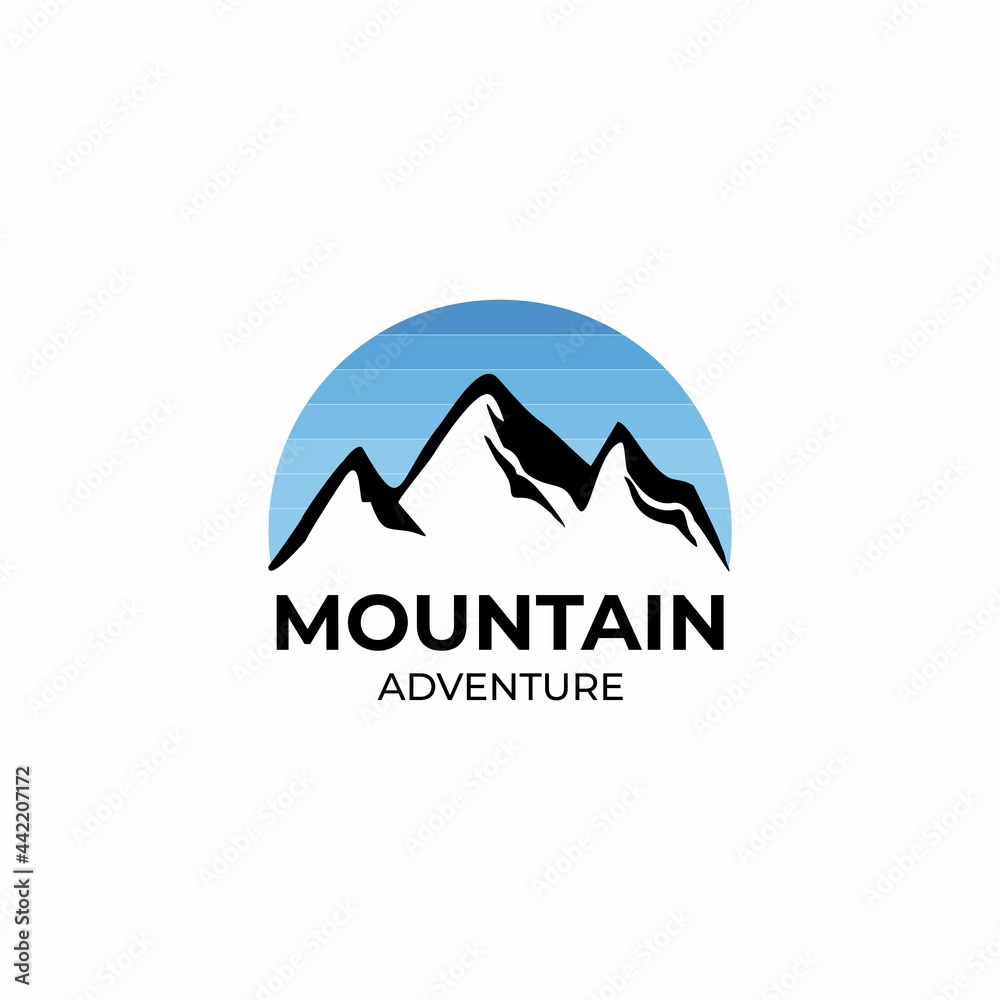 mountain adventure logo outdoor company mountain adventure logo outdoor company