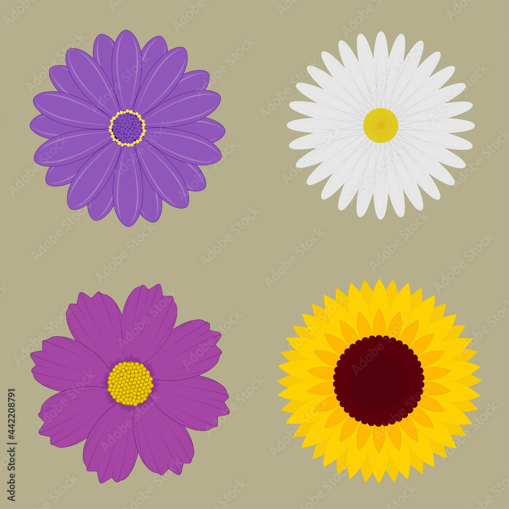 Flower bundle vector graphics Flower bundle vector graphics