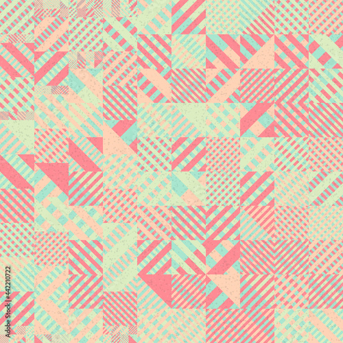 Abstract Geometric Pattern generative computational art illustration