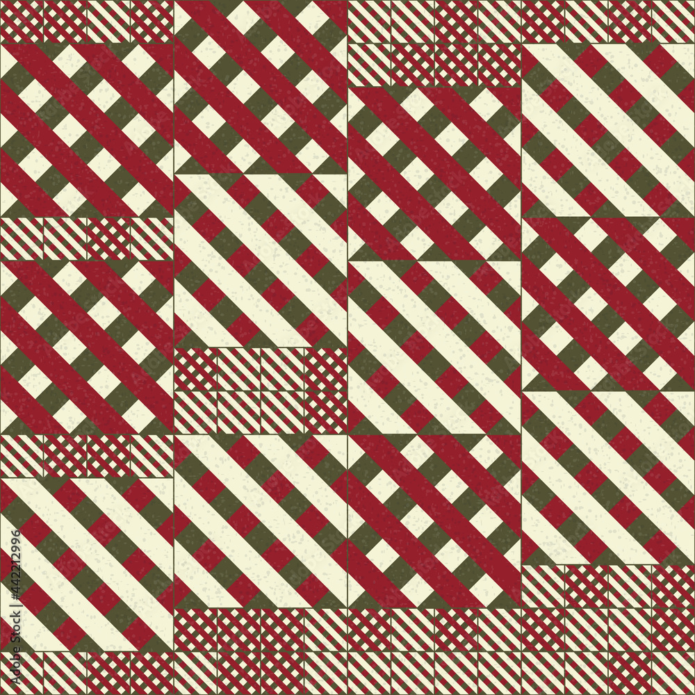 Obraz premium Abstract Geometric Pattern generative computational art illustration