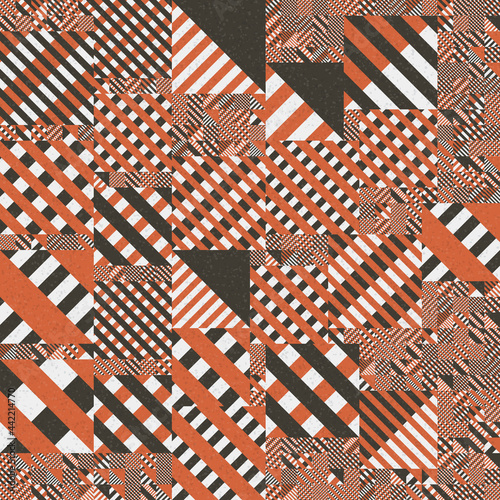 Abstract Geometric Pattern generative computational art illustration